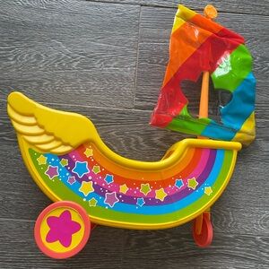 1983 Vintage Rainbow Brite Sailmobile Toy